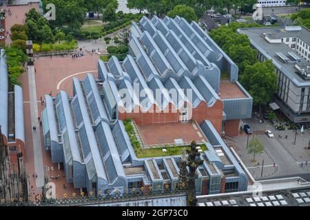 Museo Ludwig, Heinrich-Boell-Platz, Colonia, Renania Settentrionale-Vestfalia, Germania Foto Stock