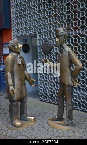 Monumento, Tuennes und Schael, Brigittengaesschen, Città Vecchia, Colonia, Renania settentrionale-Vestfalia, Brigittengaesschen, Germania Foto Stock