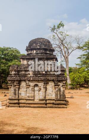 Shiva Devale No 2 rovine presso l'antica città Polonnaruwa, Sri Lanka Foto Stock