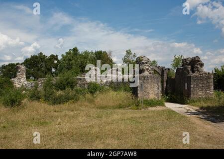 Castello di Kallmuenz, Kallmuenz, Baviera, Germania Foto Stock