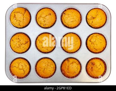 Dolci fatti in casa di panpepato muffin o cupcake pronto a mangiare. Foto Stock