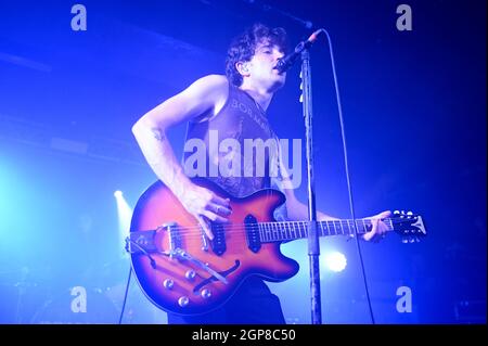 Settembre 28, 2021, Sheffield, South Yorkshire, U.K: Inhaler Performing at the Foundry , Sheffield , UK , 28.09.2021 (Credit Image: © Robin Burns/ZUMA Press Wire) Foto Stock