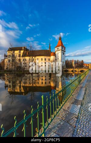 Castello di Blatna vicino a Strakonice, Boemia meridionale, Repubblica Ceca Foto Stock