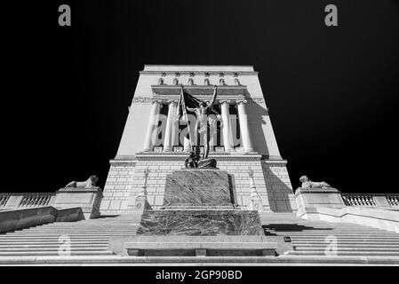 Monumento commemorativo della guerra mondiale dell'Indiana - Indianapolis - Indiana Foto Stock