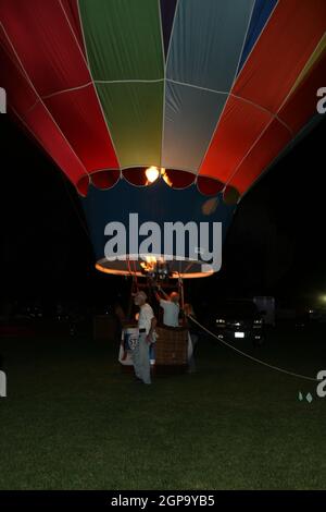 Forest Park Balloon Glow 2021 Foto Stock