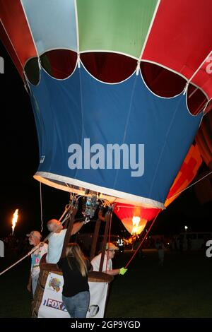 Forest Park Balloon Glow 2021 Foto Stock