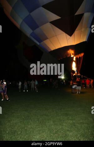 Forest Park Balloon Glow 2021 Foto Stock