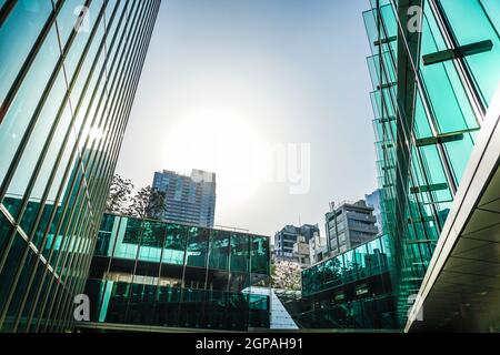 Roppongi 1-chome di edificio per uffici. Luogo di tiro: Area metropolitana di Tokyo Foto Stock