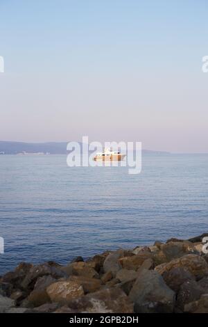 Splendidi panorami dell'estate Bulgaria Nessebar, mare nero Foto Stock