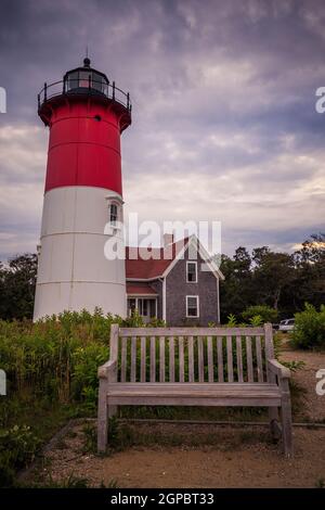 Faro Nauset Foto Stock