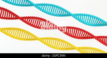 Molecola di DNA Helix astratta della scienza tecnica di sfondo Foto Stock