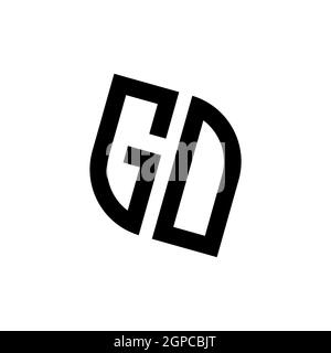 Logo GH con vettore a forma di diamante dorato, monogramma geometrico a forma d'oro isolato su sfondo nero Illustrazione Vettoriale