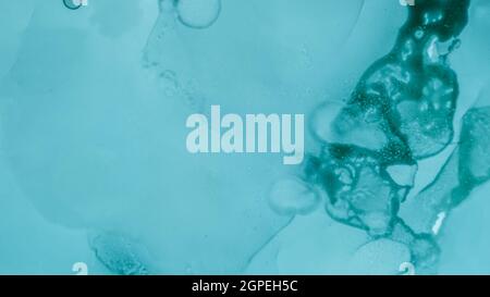 Carta da parati per pittura contemporanea. Inchiostri alcolici Foto Stock