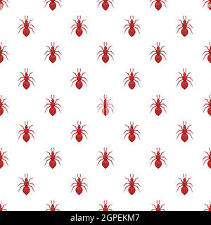 Ant pattern, stile cartoon Illustrazione Vettoriale