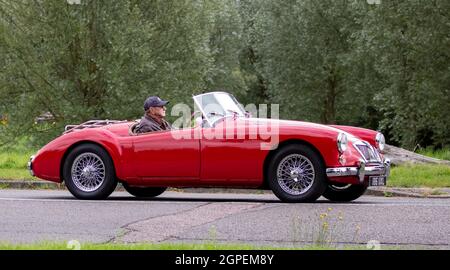 1962 MG Una vettura sportiva classica Foto Stock