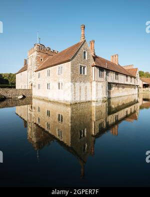 Ightham Mote, Kent, Inghilterra Regno Unito Foto Stock