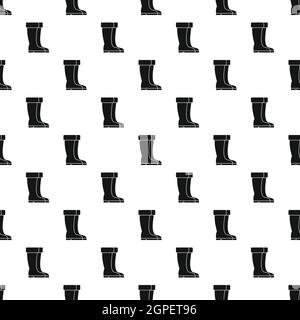 Scarpe invernali pattern, stile semplice Illustrazione Vettoriale