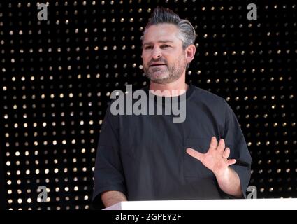 Dr. Frederik G. Pferdt, Chief Innovation Evangelist e Professore aggiunto presso la Stanford University, Google, al Digital X Event di Colonia, Germania Foto Stock