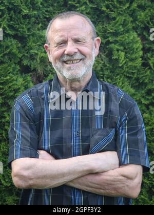 GDR Handball Player e Legend Ernst Gerlach SC Magdeburg Foto Stock