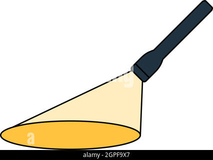 Icona della torcia Illustrazione Vettoriale