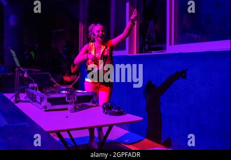 Orlando, Florida. Settembre 03, 2021. Bel DJ al Seaworld (9) Foto Stock