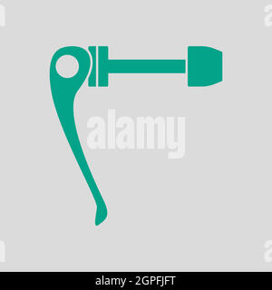 Icona rilascio rapido bicicletta Illustrazione Vettoriale