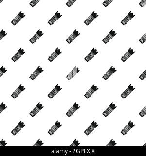 Professional zoom lens pattern, stile semplice Illustrazione Vettoriale