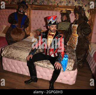 Hollyoaks David Tagg per apparire in pantomime a St Helens Foto Stock