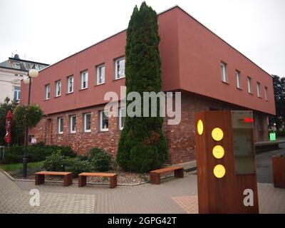 Krásná Lípa (distretto di Děčín, regione di Ústí nad Labem, Repubblica Ceca) Foto Stock