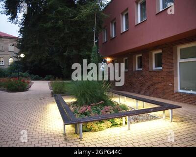 Krásná Lípa (distretto di Děčín, regione di Ústí nad Labem, Repubblica Ceca) Foto Stock