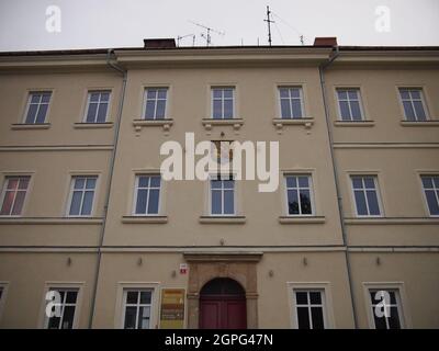 Krásná Lípa (distretto di Děčín, regione di Ústí nad Labem, Repubblica Ceca) Foto Stock