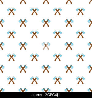 Due assi pattern, stile cartoon Illustrazione Vettoriale