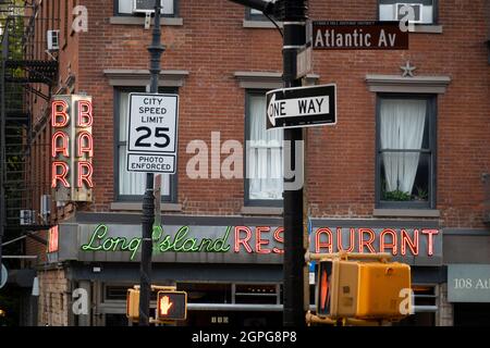 Ristorante Long Island a Brooklyn, New York Foto Stock