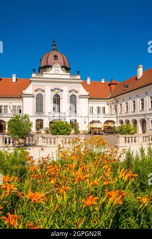 Ungheria, intorno a Budapest, Godollo, castello reale barocco di Gödöllö, residenza estiva di Sissi (Regina Elisabetta) Foto Stock