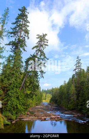 Marble River, Marble River Provincial Park, Northern Vancouver Island Foto Stock