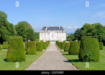 Francia, Calvados, il castello di Vendeuvre Foto Stock