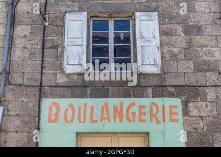 Francia, Haute Loire, le Chambon sur Lignon, vecchio backery Foto Stock