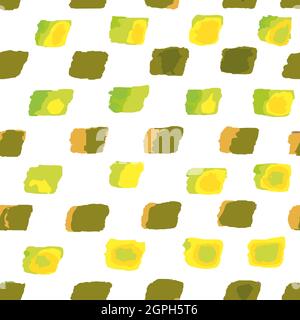 Un motivo di sfondo con tratti di pennello rossi in un motivo a scacchiera. Illustrazione Vettoriale