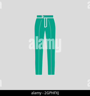 Icona dei pantaloni business Illustrazione Vettoriale