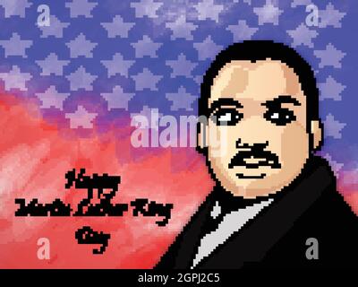 Martin Luther King Day Illustrazione Vettoriale