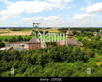 Schacht Bergmannsegen a Lehrte Foto Stock