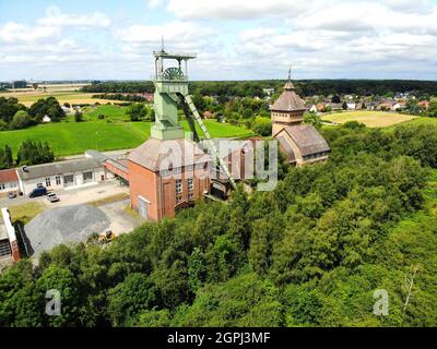 Schacht Bergmannsegen a Lehrte Foto Stock