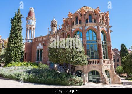 Ospedale della Santa Croce e San Paolo (de la Santa Creu i Sant Pau) a Barcellona, Spagna Foto Stock