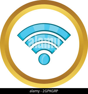 Wi-fi icona vettore Illustrazione Vettoriale