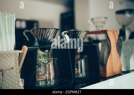 caffè alla caffetteria. Foto Stock