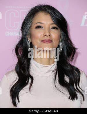 Los Angeles, Stati Uniti. 29 settembre 2021. LOS ANGELES, CALIFORNIA, USA - 29 SETTEMBRE: L'attrice Kelly Hu arriva al Los Angeles Premiere della "Lista di una vita" di Lifetime tenuto al CGV Cinemas Movie Theater il 29 settembre 2021 a Los Angeles, California, Stati Uniti. (Foto di Xavier Collin/Image Press Agency/Sipa USA) Credit: Sipa USA/Alamy Live News Foto Stock