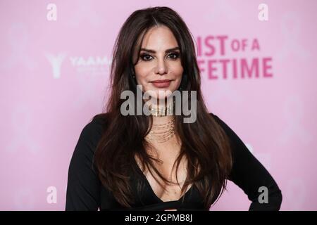 Los Angeles, Stati Uniti. 29 settembre 2021. LOS ANGELES, CALIFORNIA, USA - SETTEMBRE 29: L'attrice Leticia Jimenez arriva al Los Angeles Premiere della "Lista di una vita" di Lifetime tenuto al CGV Cinemas Movie Theater il 29 Settembre 2021 a Los Angeles, California, Stati Uniti. (Foto di Xavier Collin/Image Press Agency/Sipa USA) Credit: Sipa USA/Alamy Live News Foto Stock