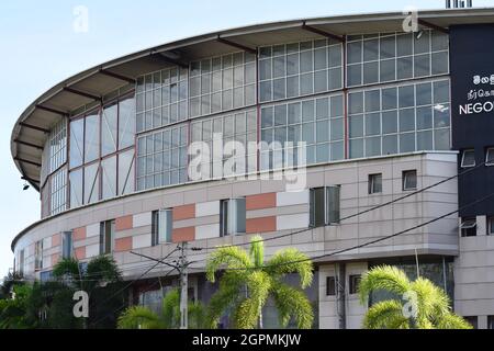 Terminal degli autobus di Negombo Foto Stock