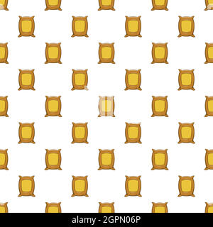 Sacco di grano, modello di stile cartoon Illustrazione Vettoriale