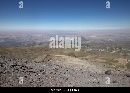 Vista aerea della città di Kayseri in Turchia Foto Stock